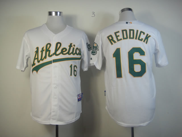 Men Oakland Athletics #16 Reddick White MLB Jerseys->oakland athletics->MLB Jersey